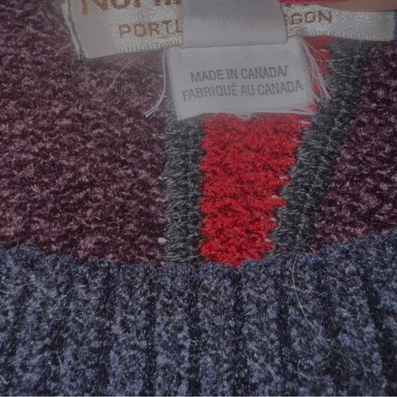 Vintage Norm Thompson Abstract Knitted Crewneck Coogi Style Sweater Size M - Picture 5 of 8